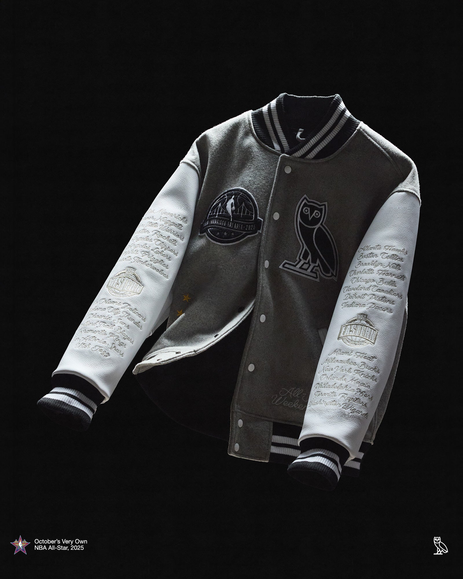 October's Very Own x NBA ALL STAR Varsity Jacket