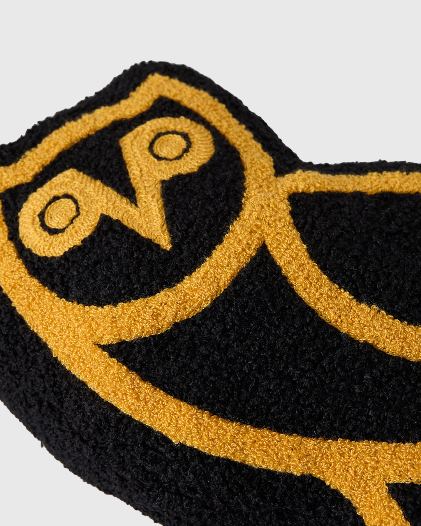 OG Owl Cushion - Black/Gold