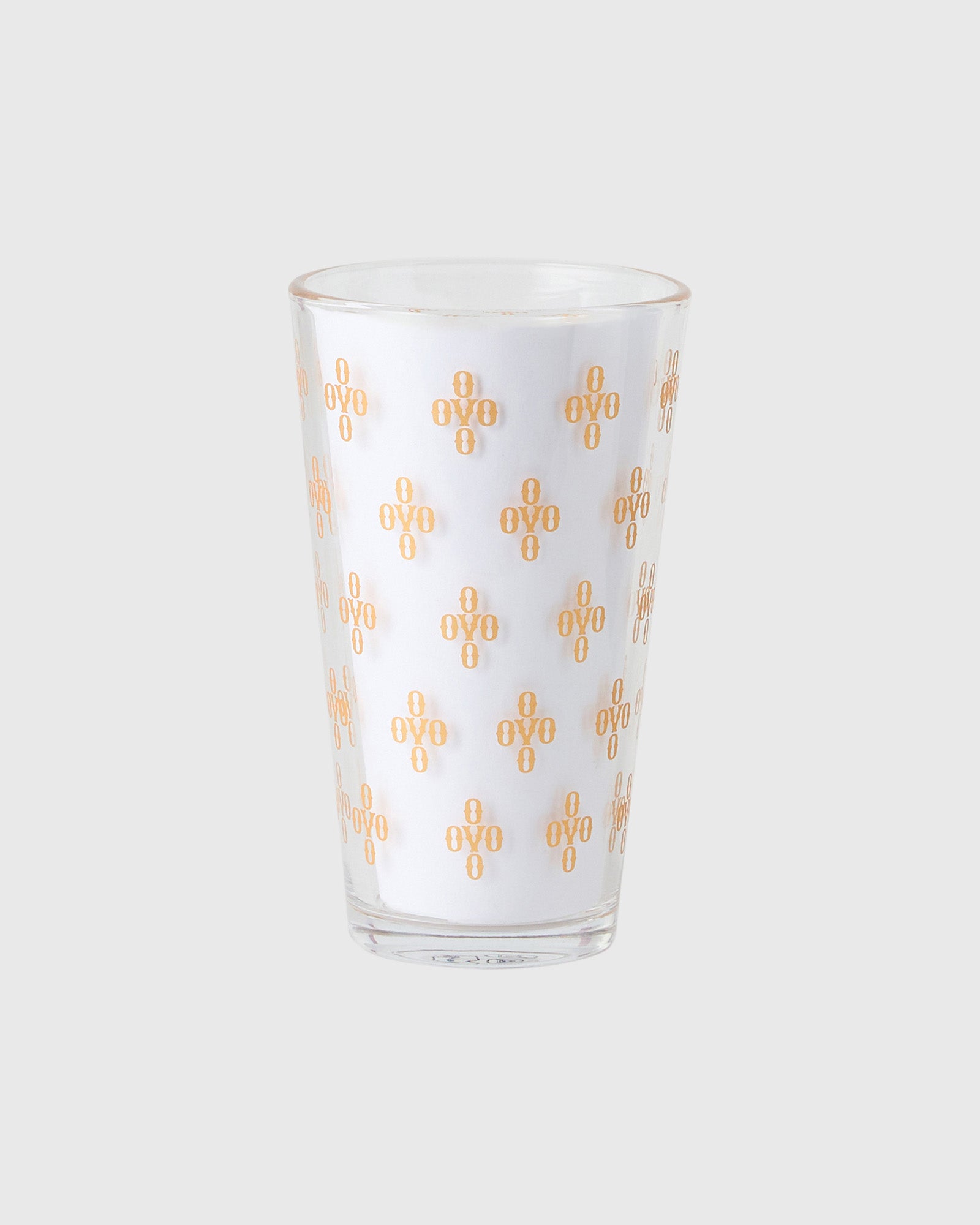 Pom Pom Drinking Glass - Clear