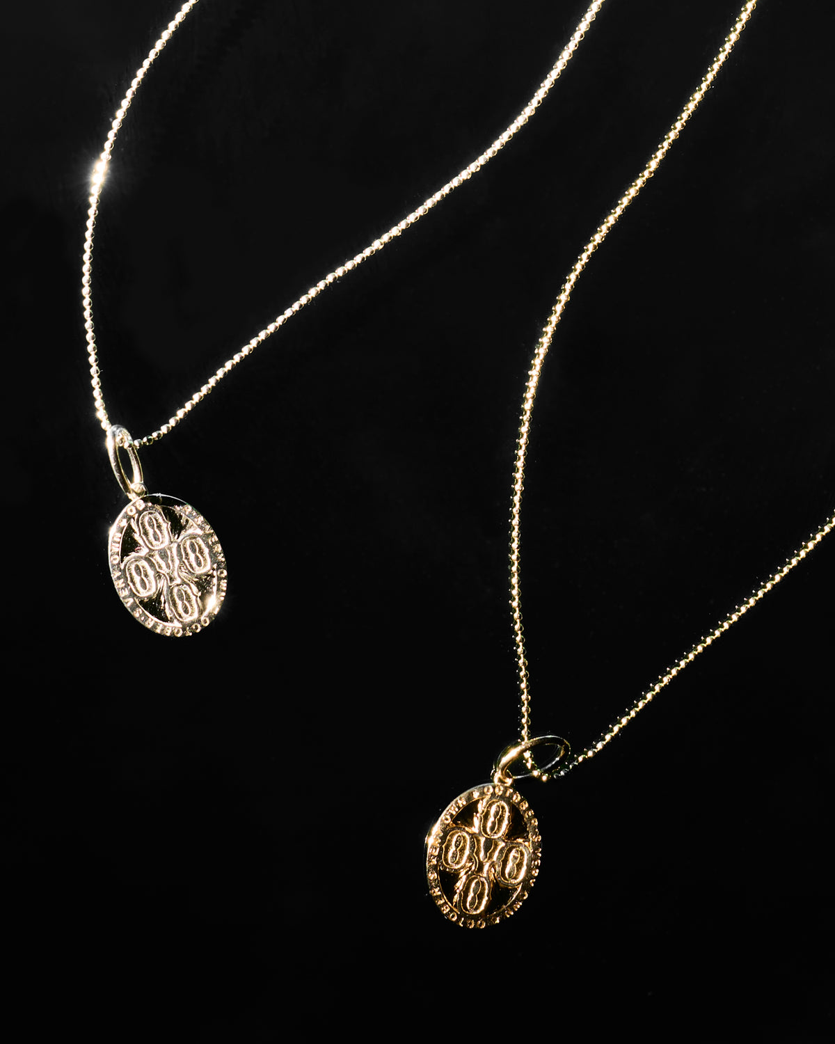 Collier Ovale Pom Pom - Argent