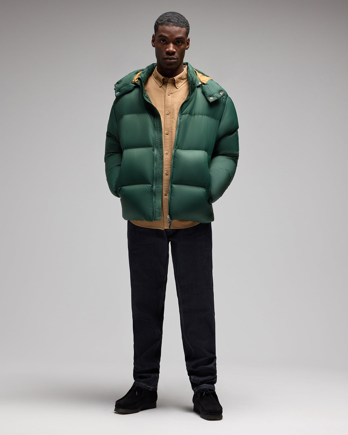 Contrast Bounce Jacket - Green