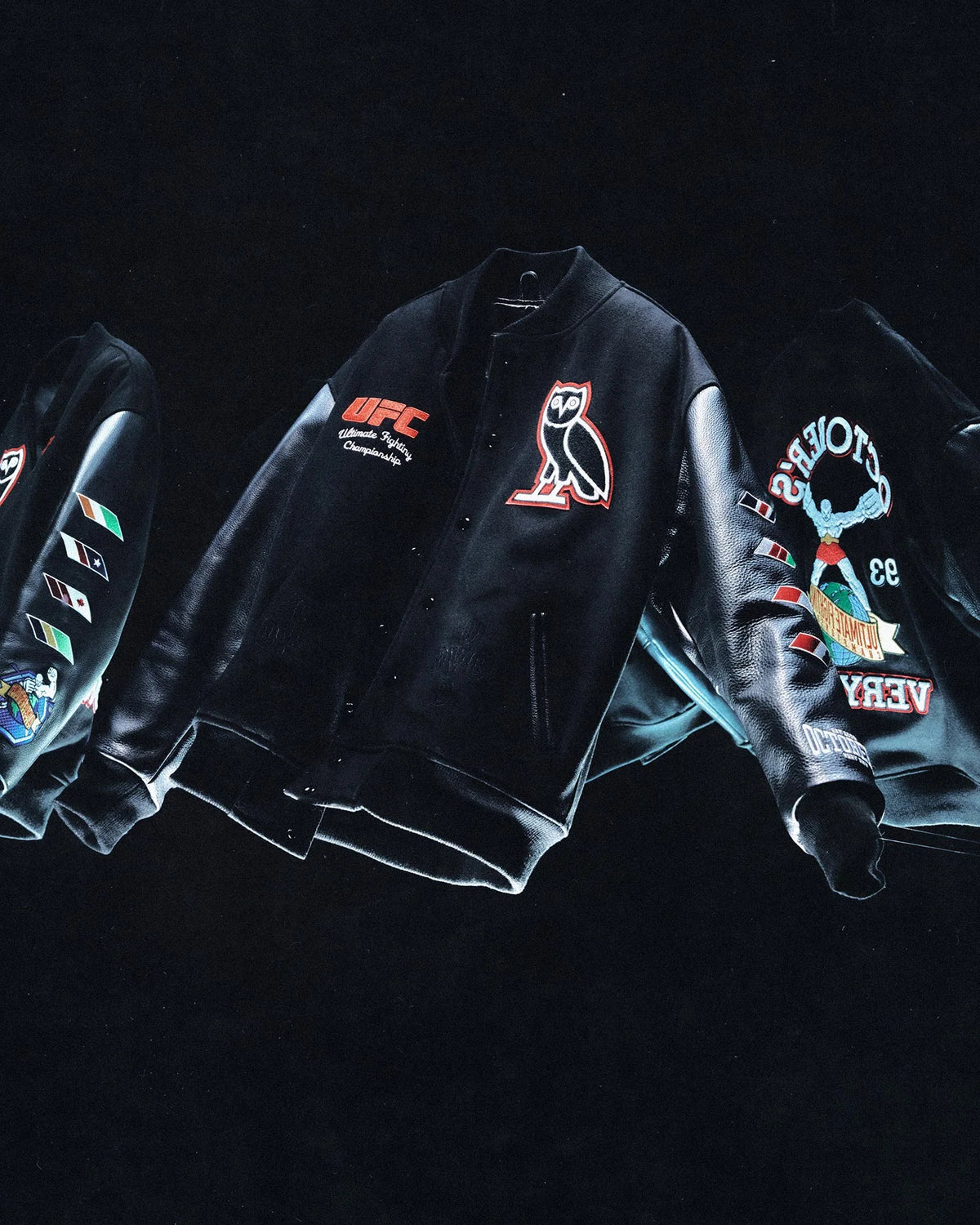 October's Very Own x UFC Varsity Jacket