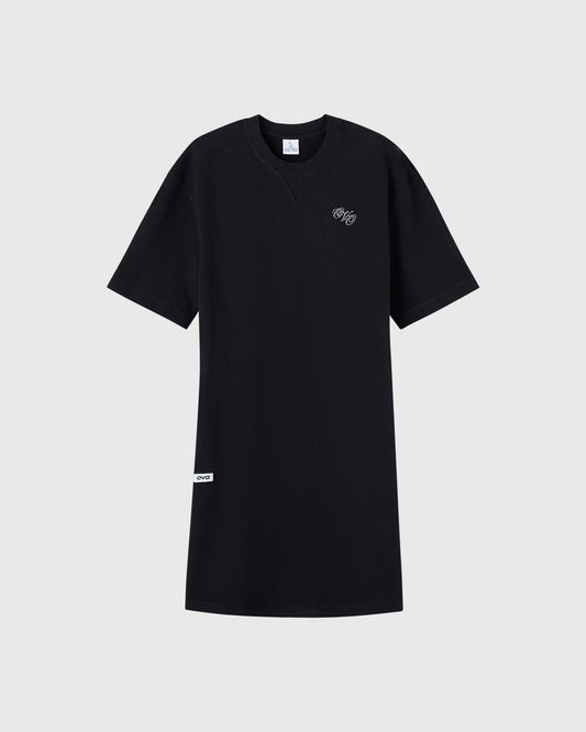 Heavy Weight T-Shirt Dress - Black