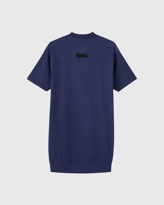 Heavy Weight Polo Dress - Navy