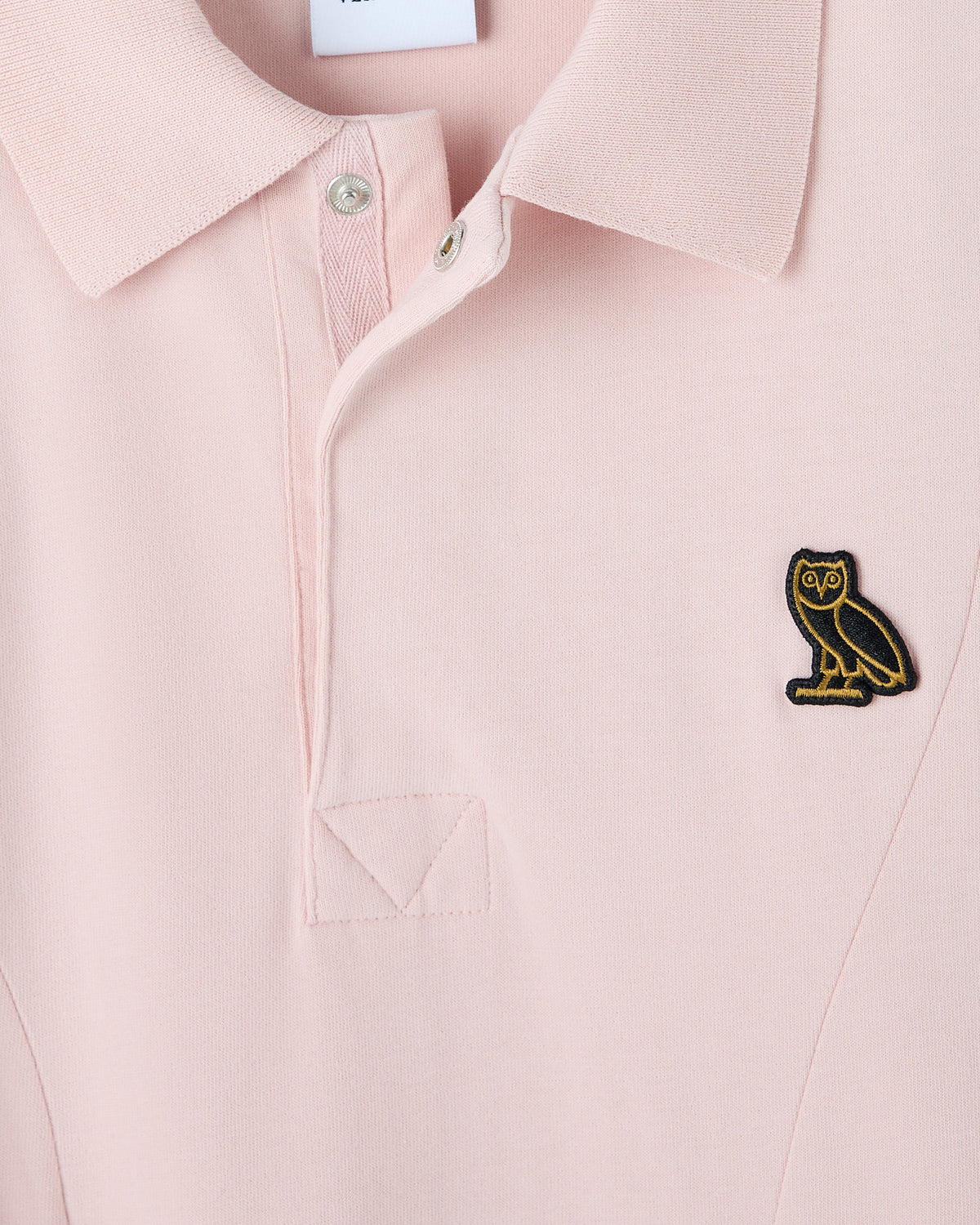Heavy Weight Polo Dress - Muted Pink