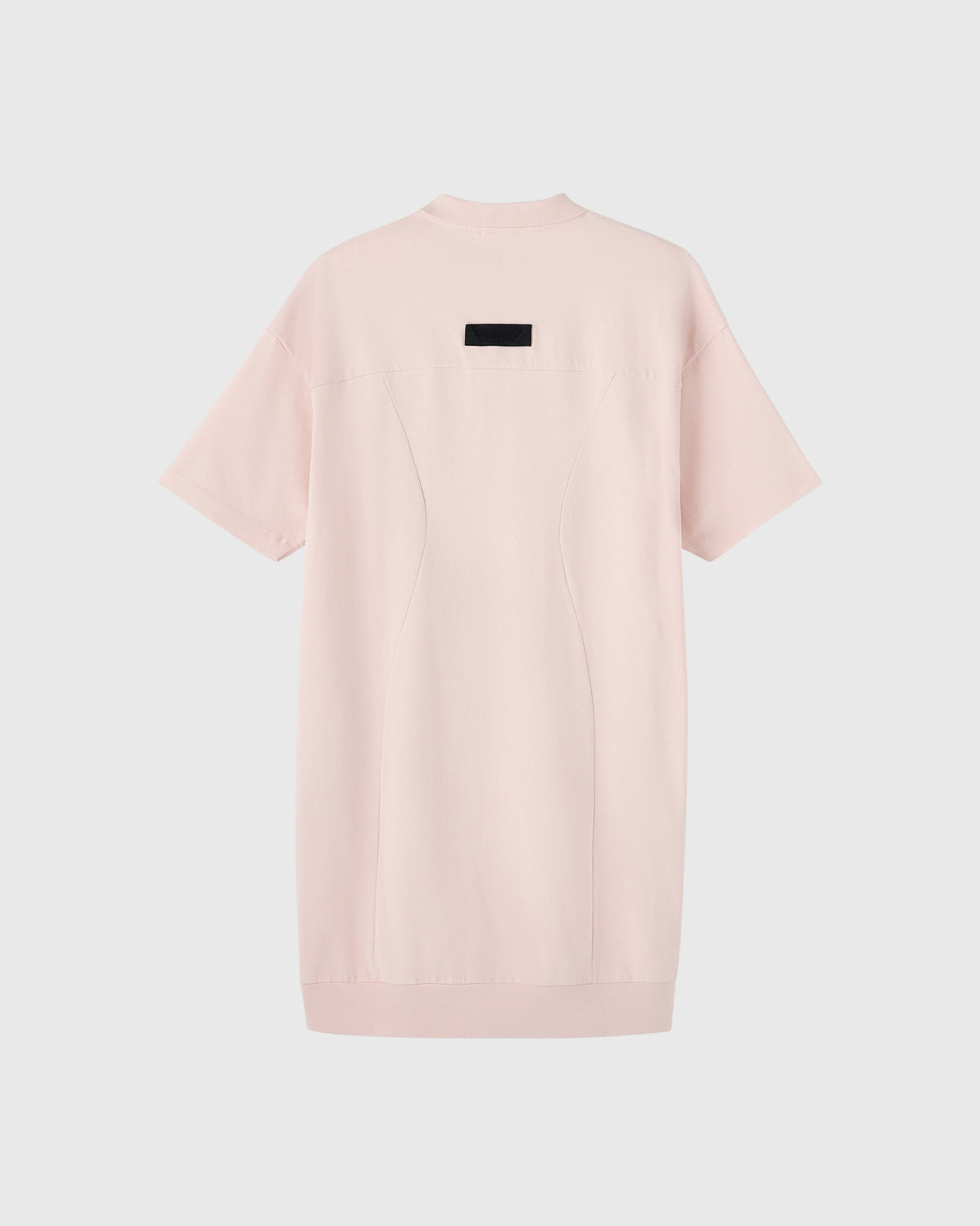 Heavy Weight Polo Dress - Muted Pink