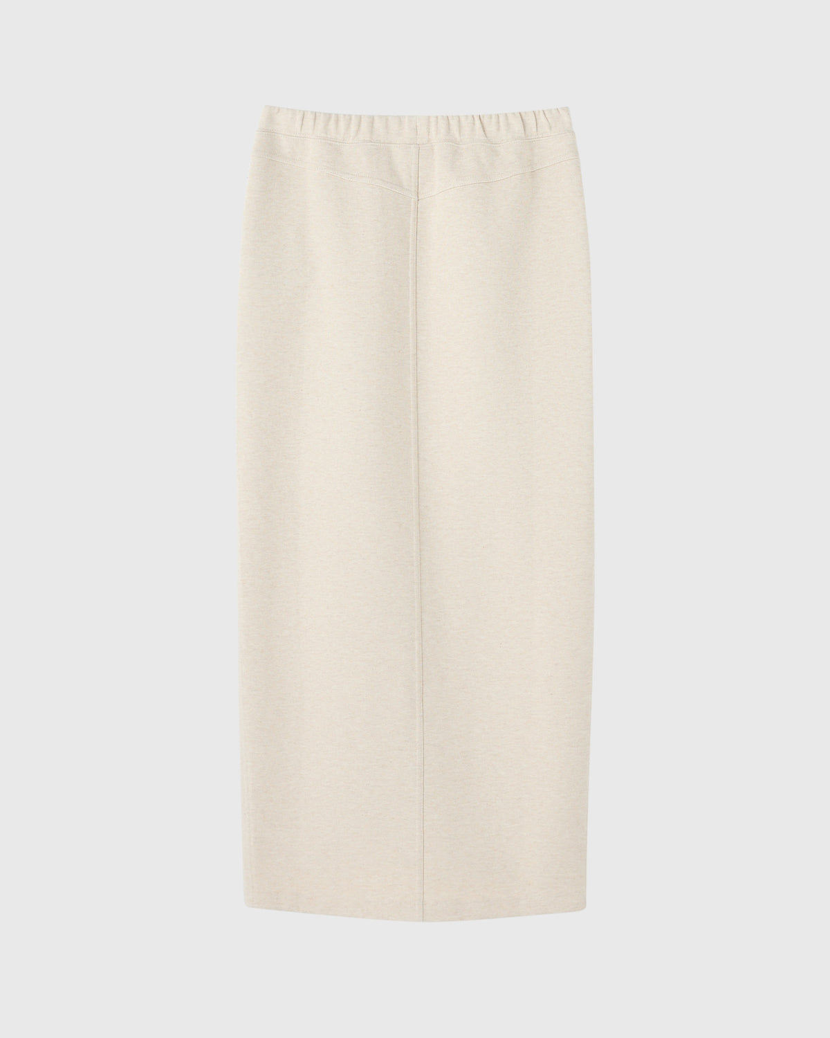 Double Knit Maxi Skirt - Heather Oatmeal