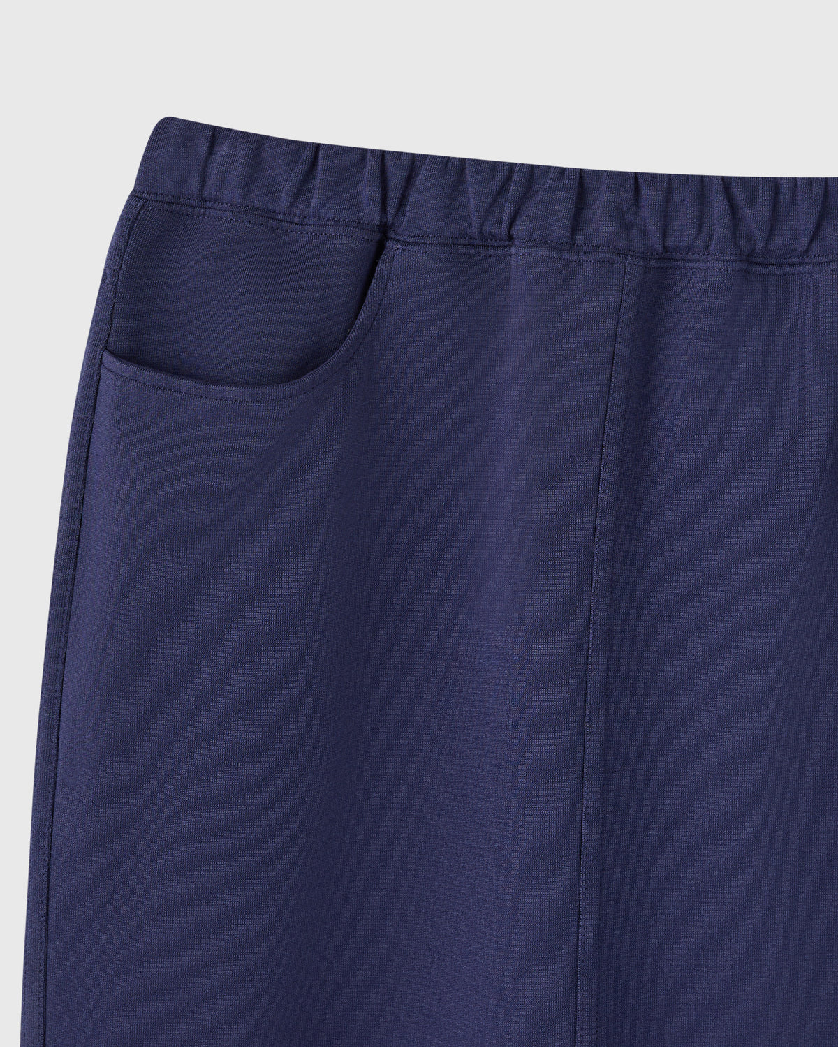 Double Knit Maxi Skirt - Navy