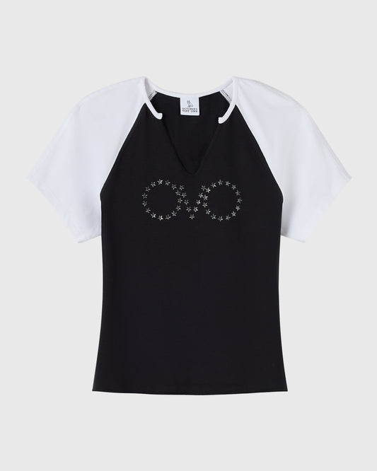 Glitter Tee - Black