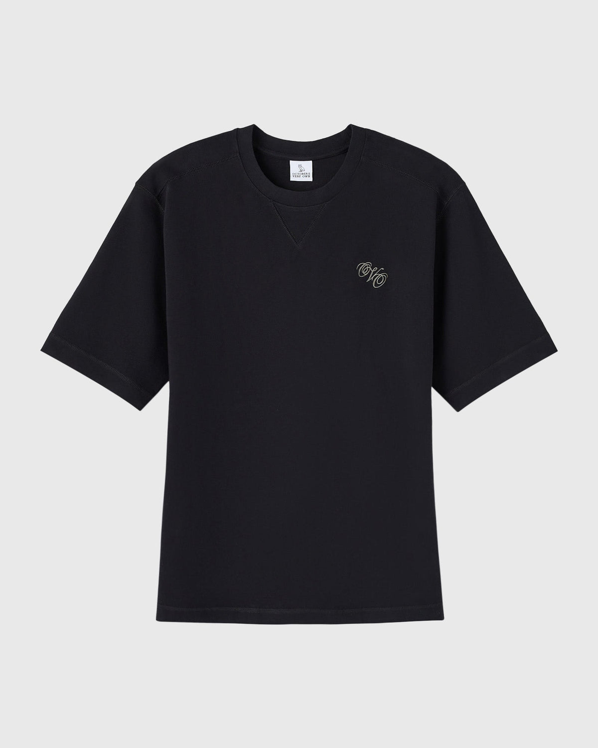Luxe Jersey Marigold Tee - Black