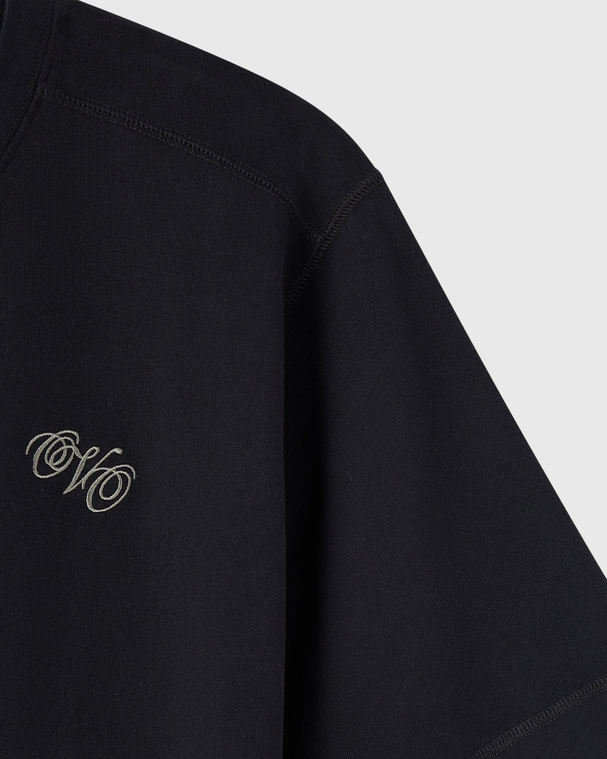 Luxe Jersey Marigold Tee - Black