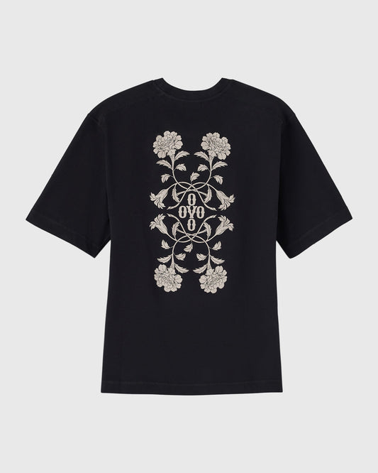 Luxe Jersey Marigold Tee - Black