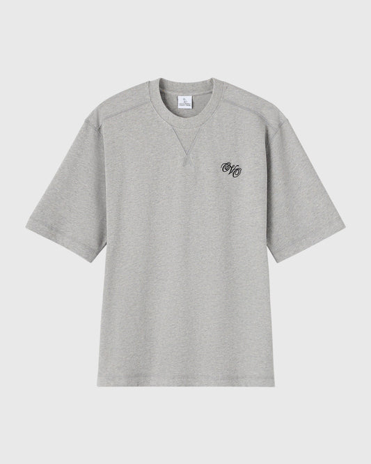 Luxe Jersey Marigold Tee - Heather Grey