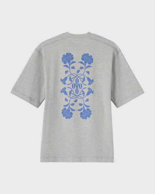 Luxe Jersey Marigold Tee - Heather Grey
