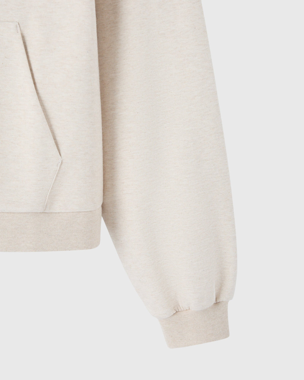 Pull à col châle double maille W - Gris chiné