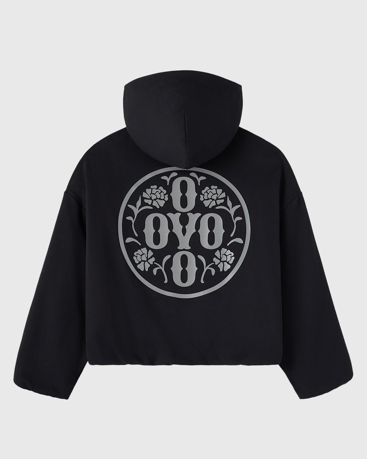 Luxe Knit Bubble Hoodie - Black