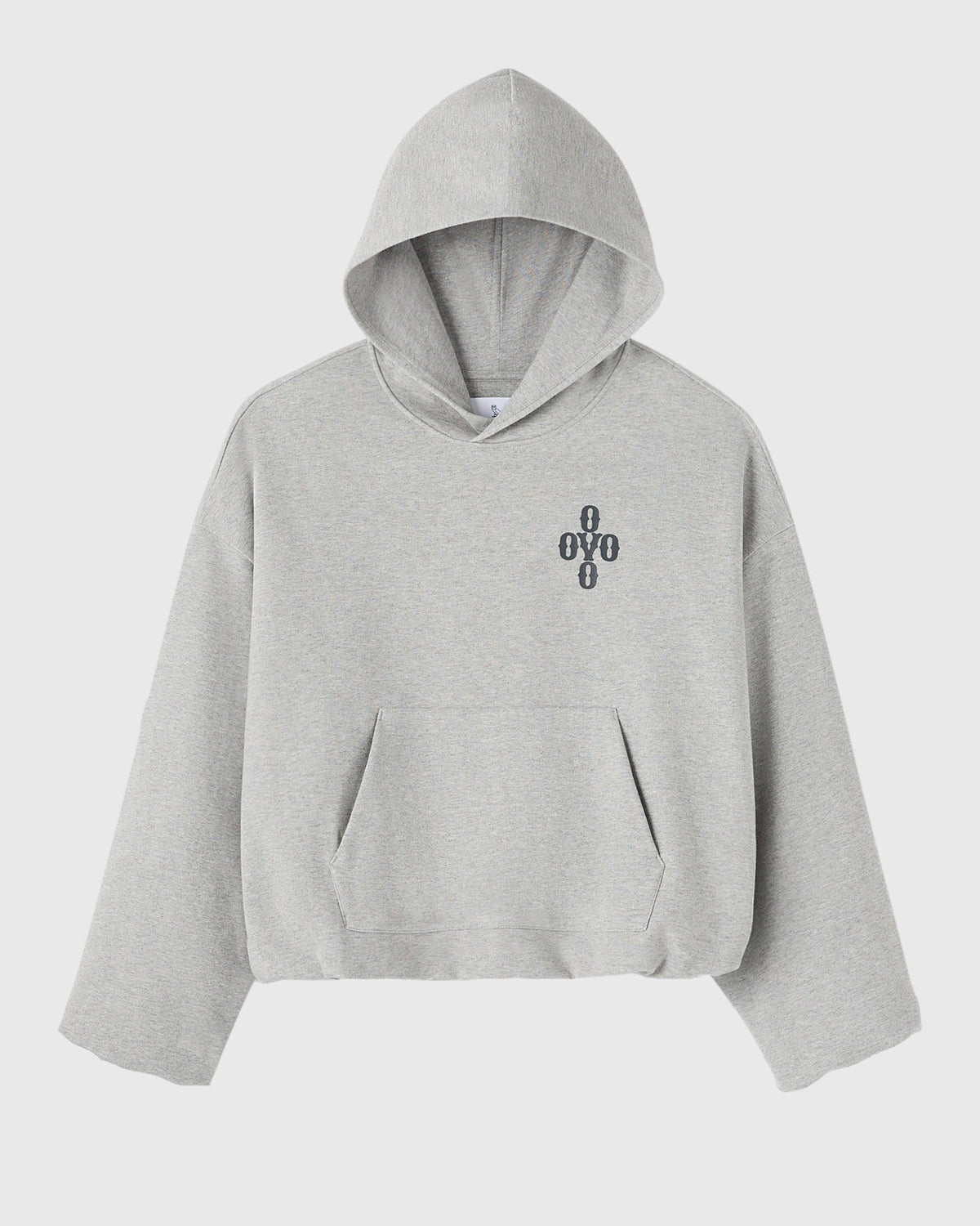 Luxe Knit Bubble Hoodie - Heather Grey