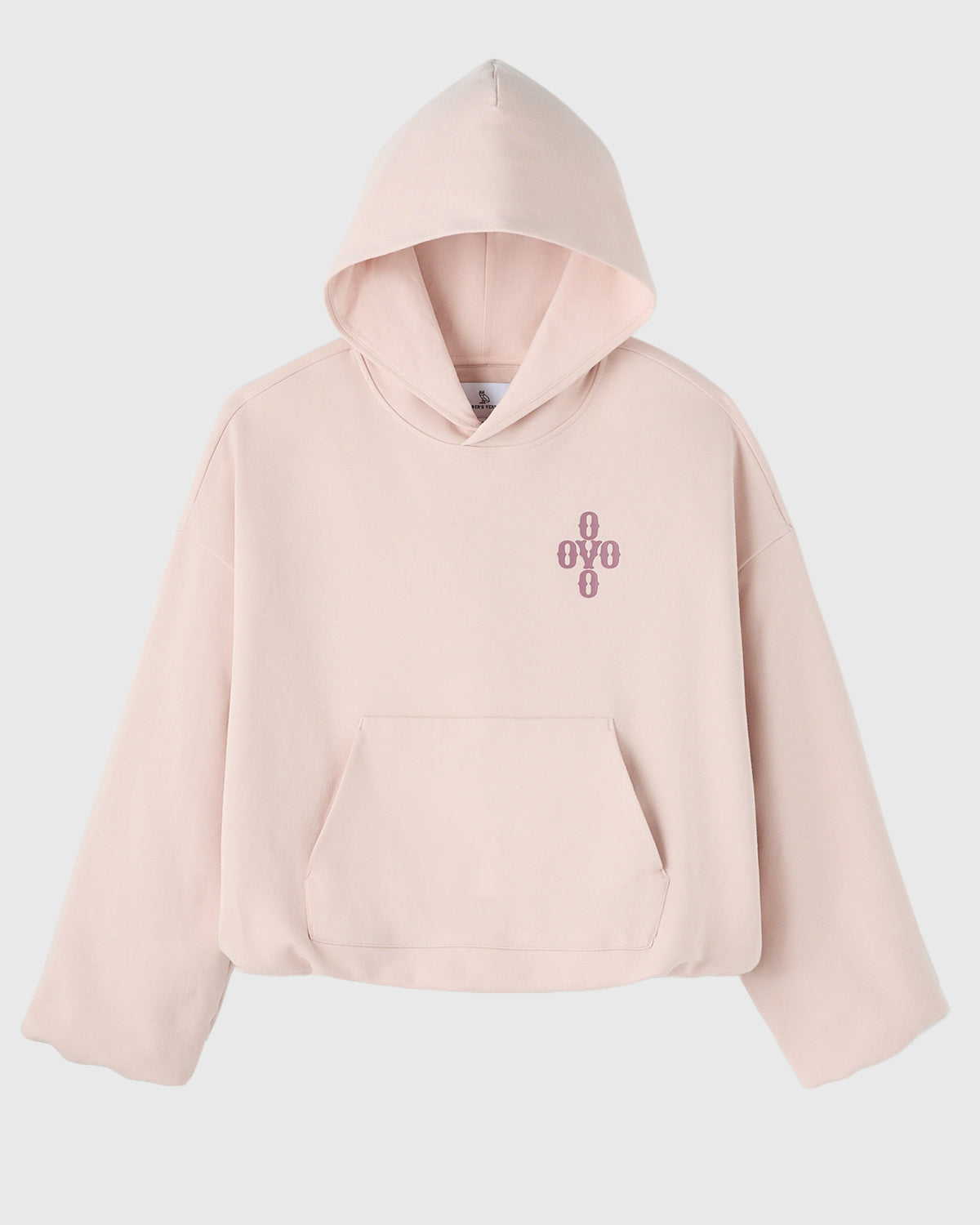Luxe Knit Bubble Hoodie - Muted Pink