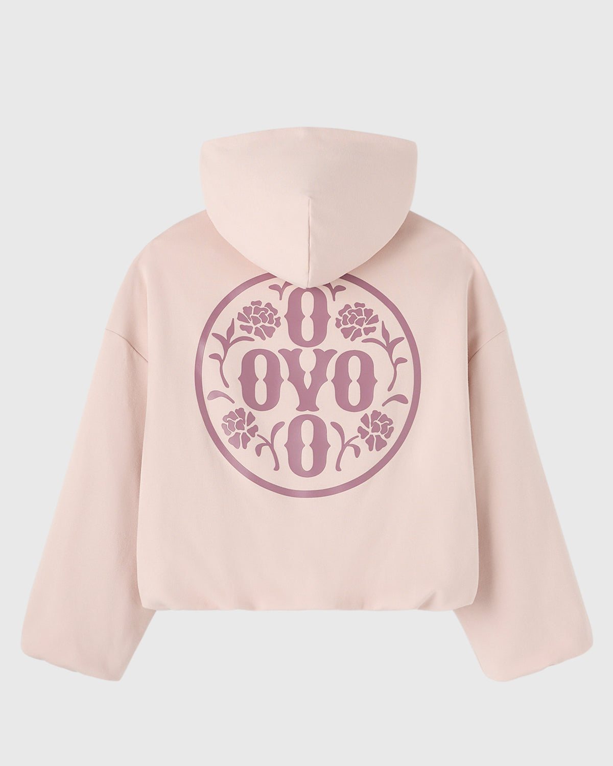 Luxe Knit Bubble Hoodie - Muted Pink