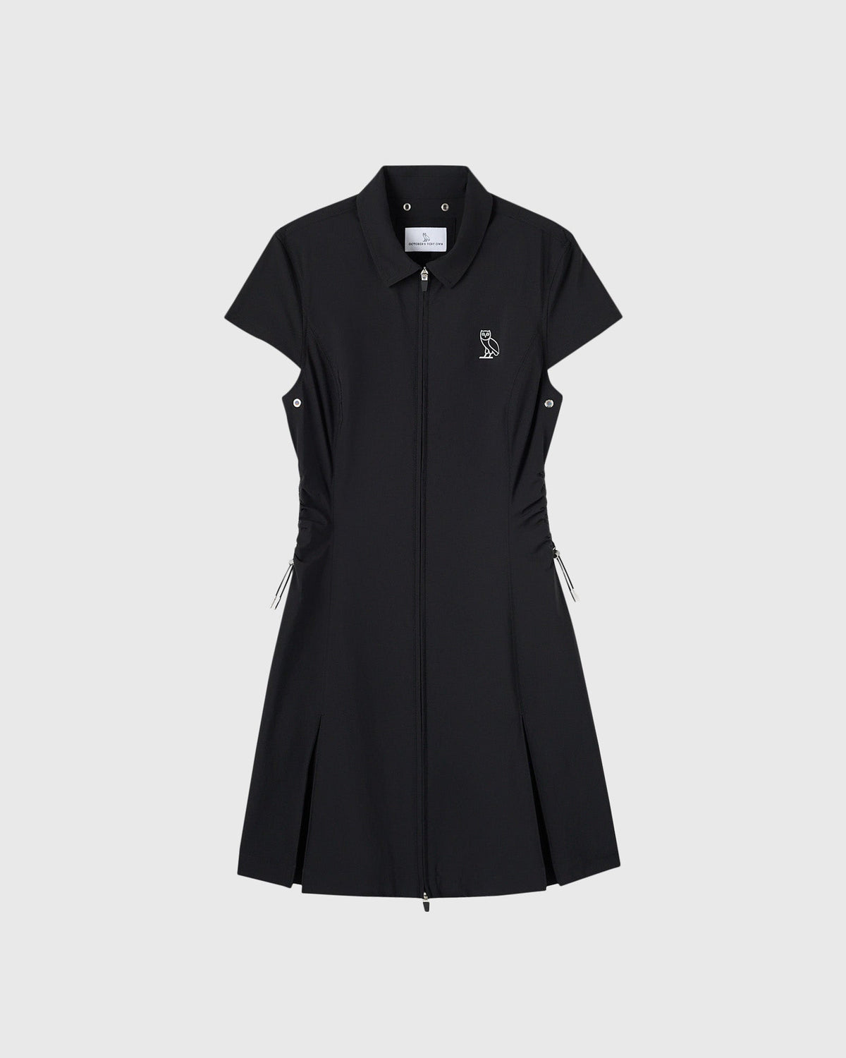Collared Sport Dress - Black