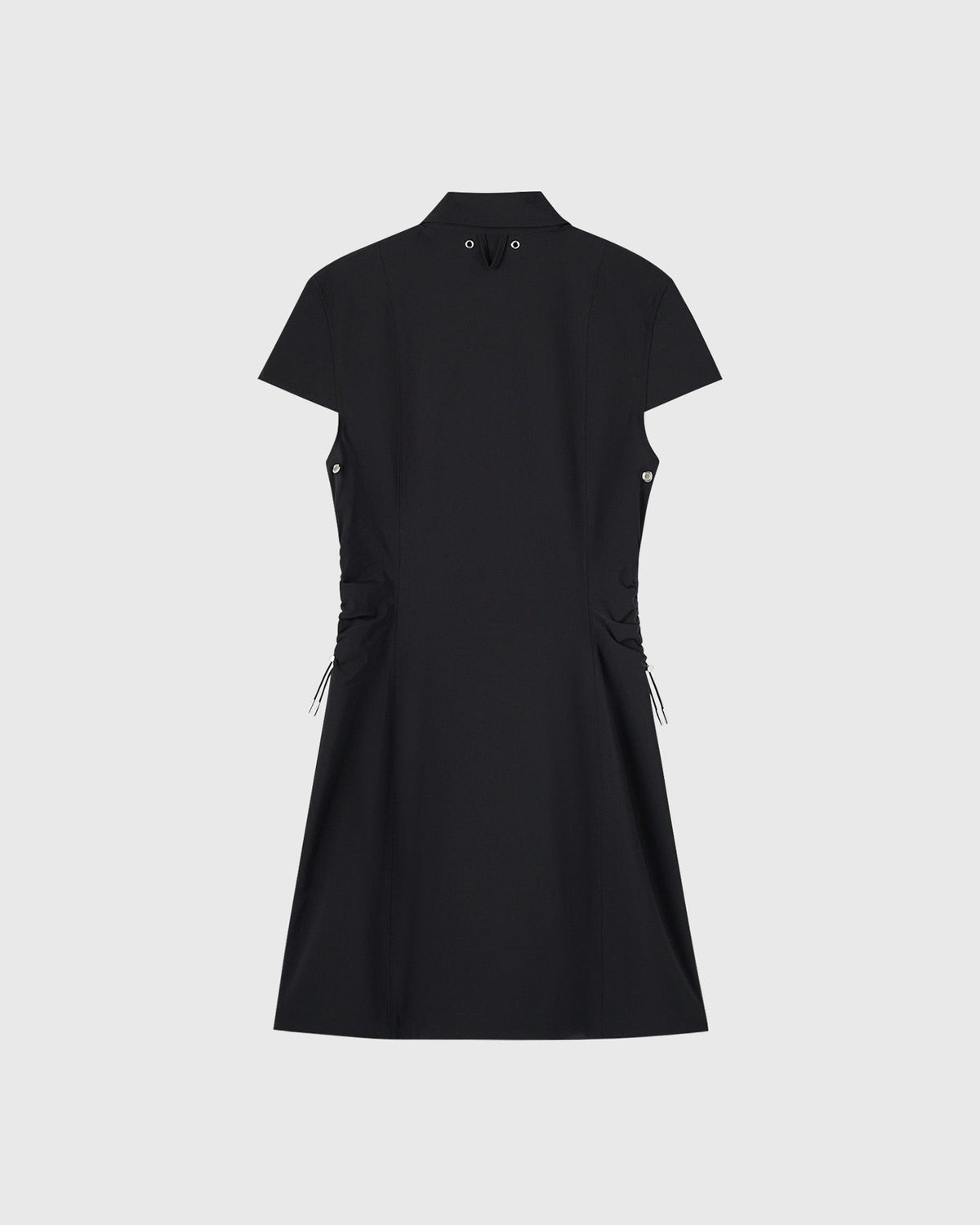 Collared Sport Dress - Black