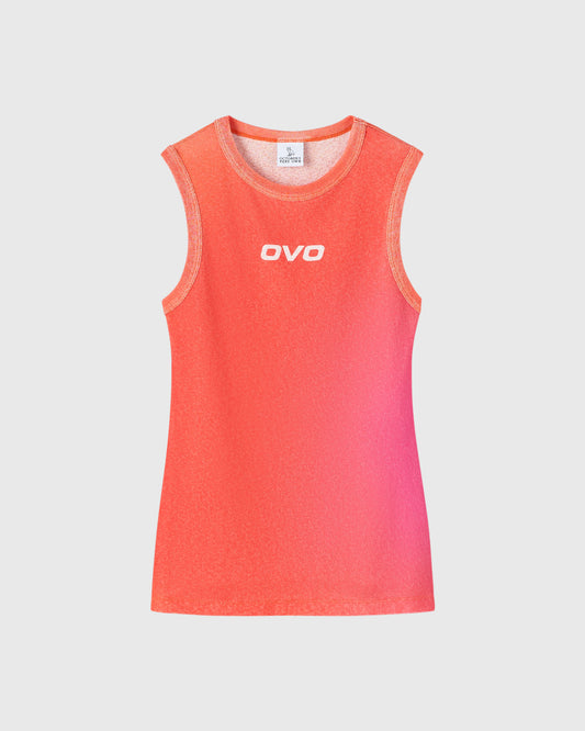 Sheer Ombre Tank - Fuego