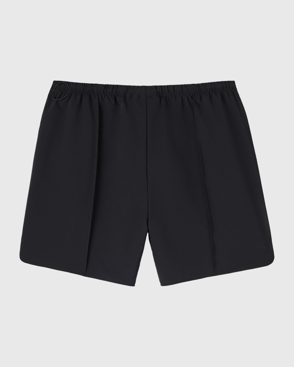 Active Zip Split Short - Black