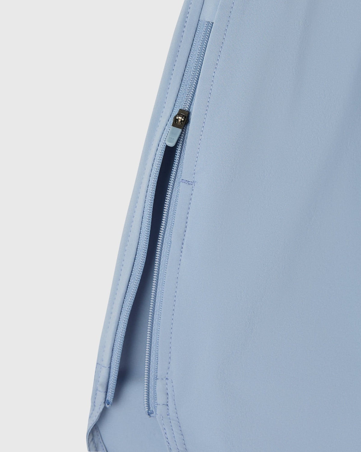 Active Zip Split Short - Ripple Blue