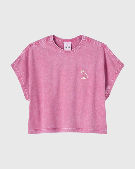 Garment Dye Boxy Tank - Rose Pink