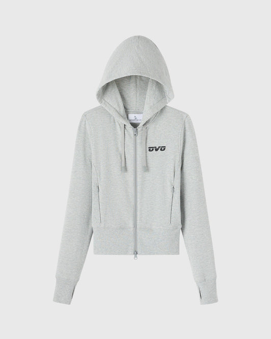 Runner Full-Zip Hoodie - Heather Grey
