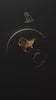 Earth at night with a October's Very Own brand logo and 'INTERNATIONAL OG' text on a dark background