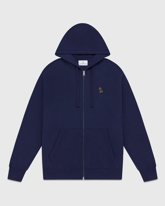 Classic Full-Zip Hoodie - Navy